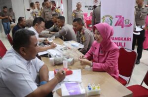 Hari Bhayangkara ke-80, Polres Demak Ajak Lintas Instansi Donorkan Darah